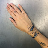 Saffron Cuff with Diamonds Cuff Bracelet Roseark