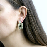 Pave Top Drop Earrings Drop Earrings Goshwara