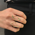 Five Stone Marquise Shaped Ring Ring Jaine K Designs