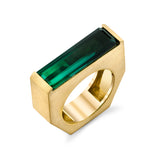 Tourmaline Baguette Ring Cocktail Ring Karma El-Khalil 5.5