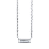 Petite T Necklace Necklace Amy Gregg Jewelry White Gold
