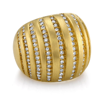 Diamond Orbit Ring Statement Ring Karma El-Khalil