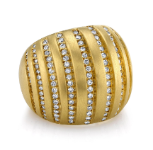 Diamond Orbit Ring Statement Ring Karma El-Khalil