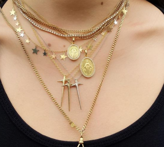 Mother Mary Protection Coin Necklace Pendant Queen Vee   