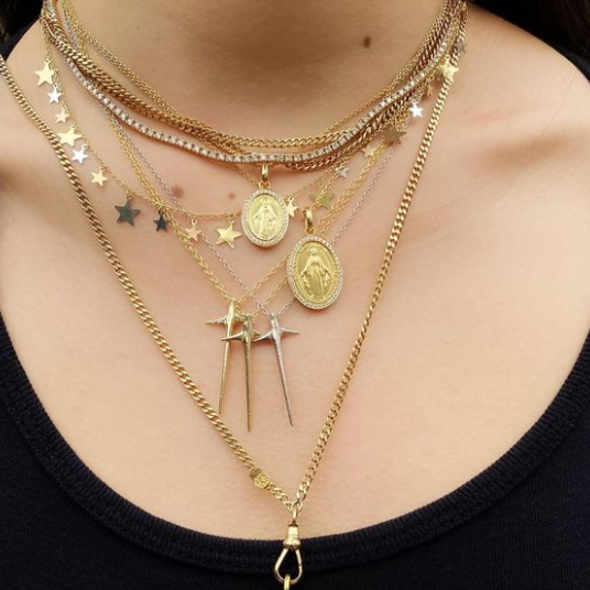 Mother Mary Protection Coin Necklace Pendant Queen Vee   
