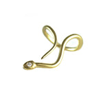 Mini Snake Ring with Stone Ring Perez Bitan Diamond