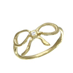 Ribbon Diamond Ring Ring Jaine K Designs Yellow Gold