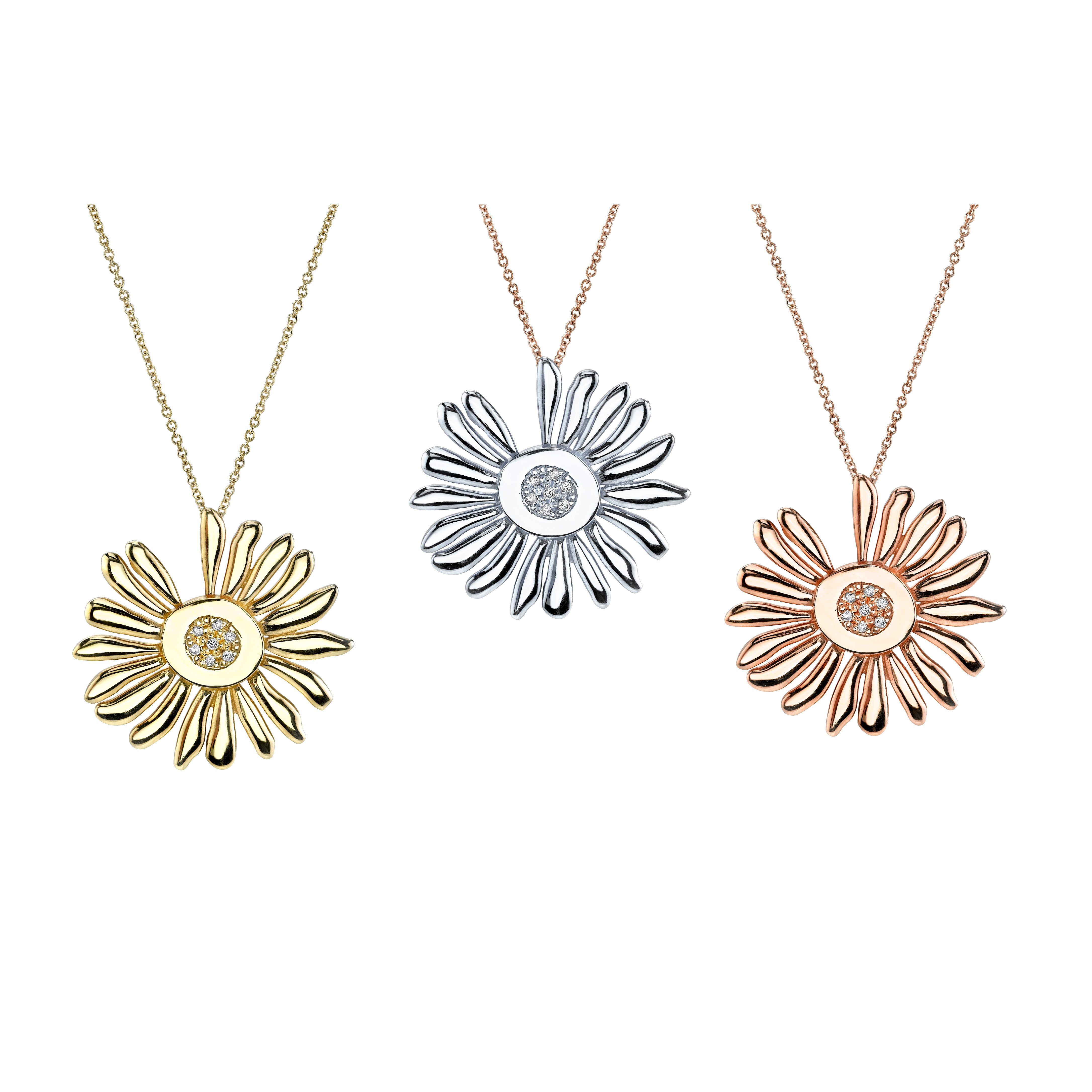 The Daisy Necklace Pendant Necklace Roseark Jewelry
