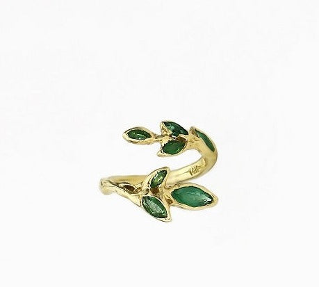 Faye Seven Leaf Open Ring Ring Jaine K Designs