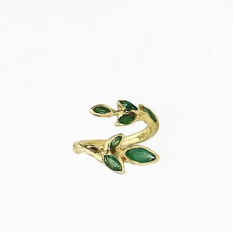 Faye Seven Leaf Open Ring Ring Jaine K Designs