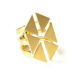 Floating Triangle Ring Statement Ring Karma El-Khalil 5.5