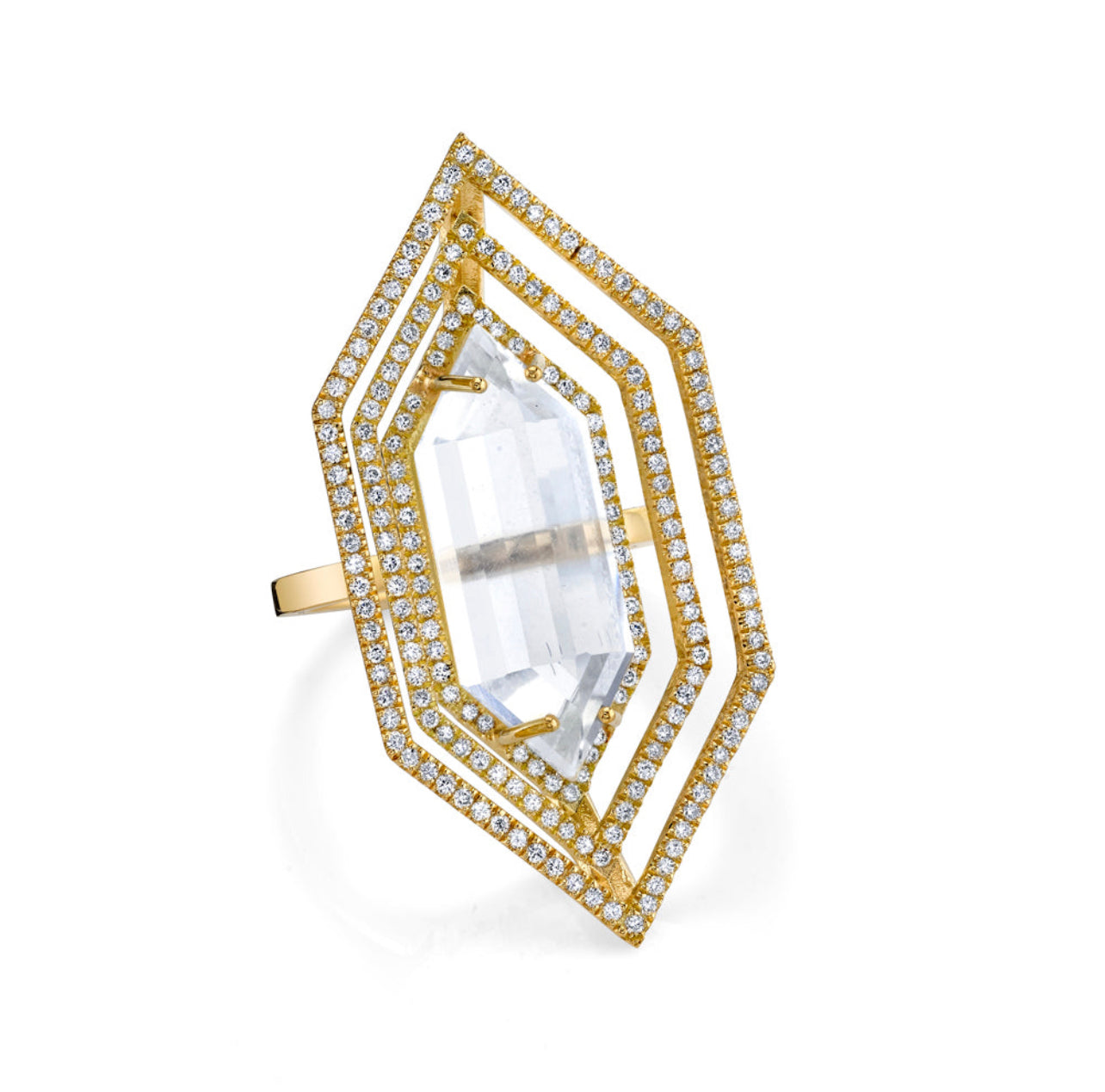 Strata Ring Statement Ring Karma El-Khalil 5.75
