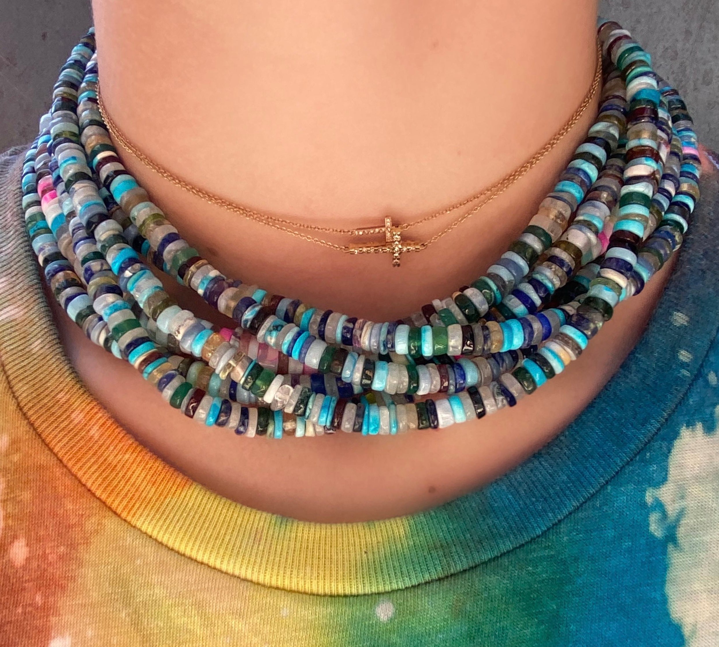 Diamond Sideways Cross Necklace Necklace Roseark Sideways Cross