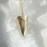 Large Mako Tooth Necklace Pendant Necklace Elisabeth Bell Jewelry