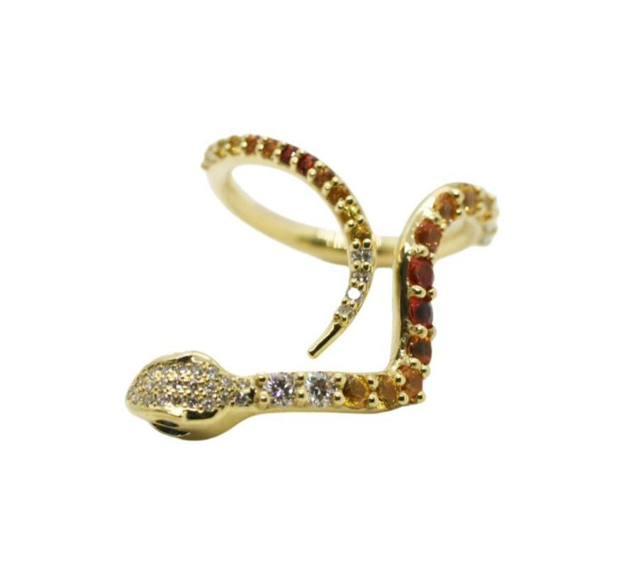 Desert Diamond Snake Ring Ring Perez Bitan